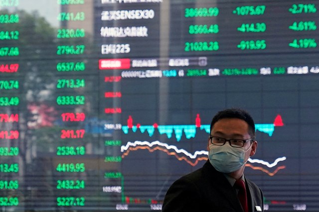 Thị trường chứng khoán Trung Quốc đang tăng nóng có thể dẫn đến nguy cơ bong bóng. (Ảnh: Nikkei)