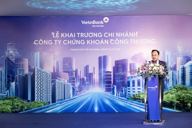 &Ocirc;ng Trần Ph&uacute;c Vinh - Chủ tịch HĐQT VietinBank Securities ph&aacute;t biểu tại sự kiện