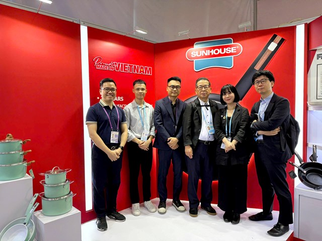 Gian h&agrave;ng của Sunhouse tại hội chợ Canton Fair 2025