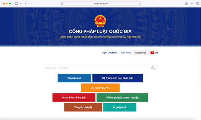 Cổng Pháp luật quốc gia