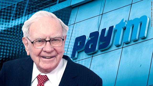 Paytm tiếp tục l&agrave; một thương vụ đầu tư đem lại si&ecirc;u lợi nhuận cho&nbsp;Berkshire Hathaway của Warren Buffett. Ảnh: Media India Group.