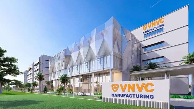 Nh&agrave; m&aacute;y Vắc xin v&agrave; Sinh phẩm VNVC dự kiến đi v&agrave;o hoạt động cuối năm 2027. Ảnh phối cảnh nh&agrave; m&aacute;y: VNVC cung cấp