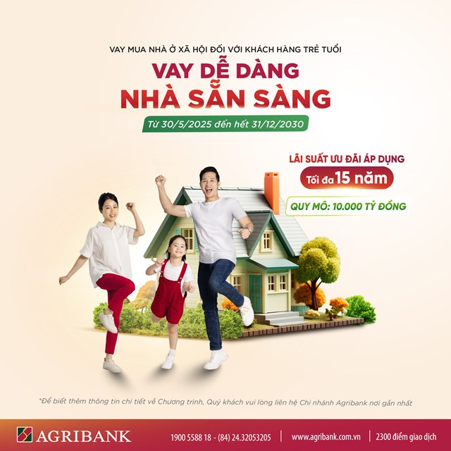 Agribank tạo cơ hội cho người trẻ tiếp cận nguồn vốn để “an cư” - Ảnh 1