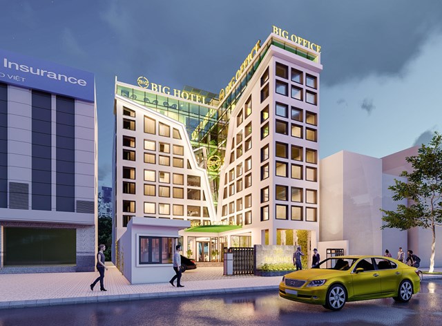 Công trình tòa nhà văn phòng và khách sạn Lào Cai của Big Invest Group