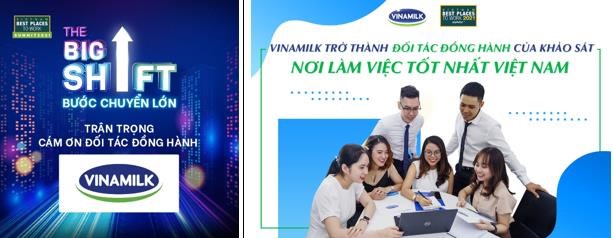 Vinamilk l&agrave; đối t&aacute;c đồng h&agrave;nh cũng khảo s&aacute;t Nơi l&agrave;m việc tốt nhất Việt Nam năm 2021