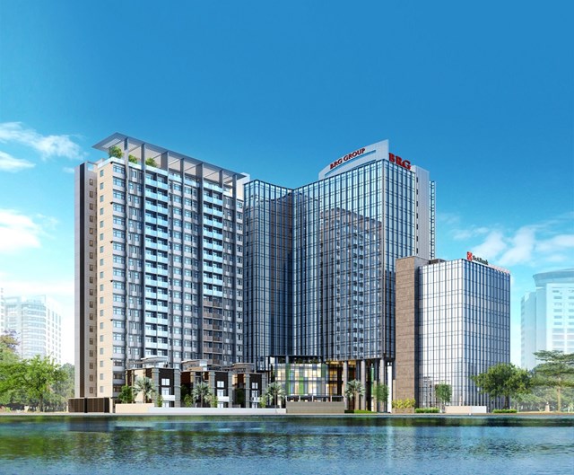 Diamond Park Plaza (H&agrave; Nội) với 128 căn hộ độc bản b&ecirc;n hồ Th&agrave;nh C&ocirc;ng