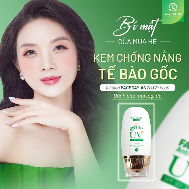 Bảo Vệ V&#224; Nu&#244;i Dưỡng L&#224;n Da Mỗi Ng&#224;y Với Kem chống nắng RicSkin Face Day Anti UV ! - Ảnh 5