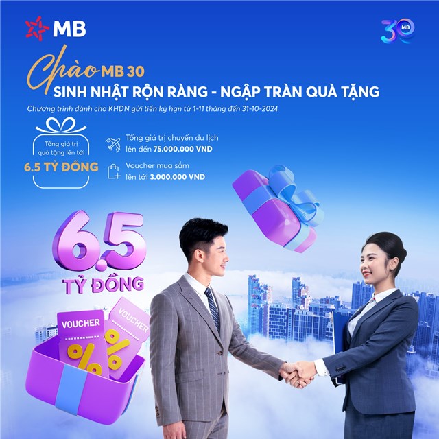 MB tri &#226;n 30 năm đồng h&#224;nh bền vững c&#249;ng doanh nghiệp Việt Nam - Ảnh 1