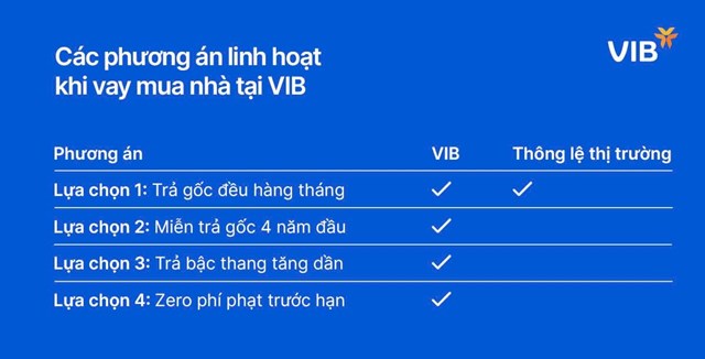 VIB đưa ra giải ph&#225;p vay mua nh&#224; phố, mua căn hộ linh hoạt bậc nhất thị trường - Ảnh 1