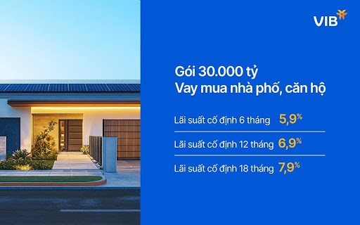 G&#243;i vay mua nh&#224; l&#227;i suất chỉ từ 5,9%/năm, miễn gốc 5 năm, thời hạn vay đến 30 năm - Ảnh 1