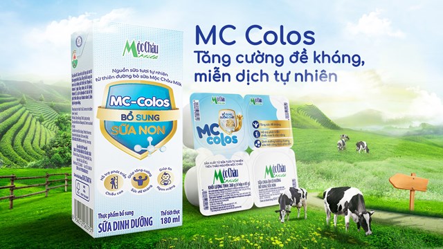 Bộ đ&ocirc;i sản phẩm Sữa dinh dưỡng v&agrave; Sữa chuadinh dưỡng MC Coloskết hợp nguồn sữa tươi tự nhi&ecirc;nm&aacute;t l&agrave;nh c&ugrave;ng dưỡng chất sữa non qu&yacute; gi&aacute;,bổ sung th&ecirc;m c&aacute;c vitamin v&agrave; kho&aacute;ng chất thiết yếu