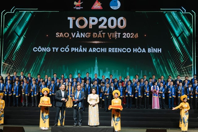 C&ocirc;ng ty ARH vinh dự lọt top 200 Sao V&agrave;ng Đất Việt năm 2024.