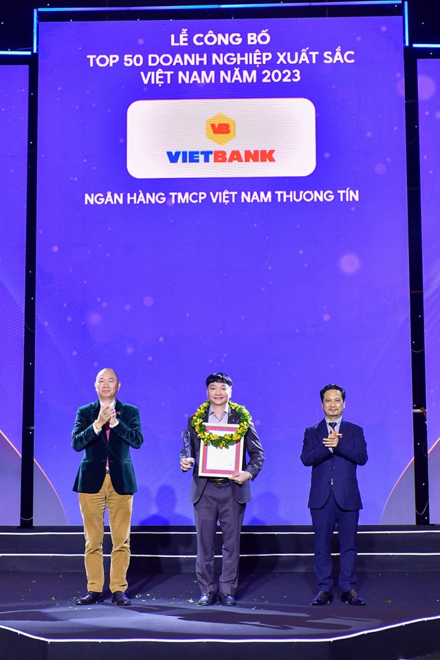 Vietbank v&#224;o top 50 doanh nghiệp xuất sắc Việt Nam năm 2023 - Ảnh 1