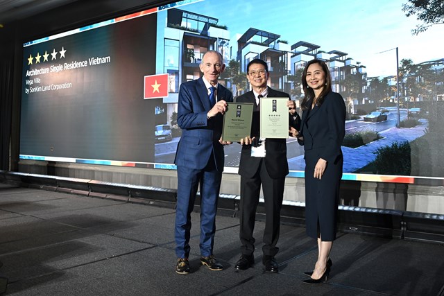 Vega Villa v&#224; JW Marriott Cam Ranh Bay Resort &amp; Spa do SonKim Land ph&#225;t triển đạt 5 giải thưởng danh gi&#225; tại Giải thưởng Bất động sản Ch&#226;u &#193; Th&#225;i B&#236;nh Dương 2025 - Ảnh 1