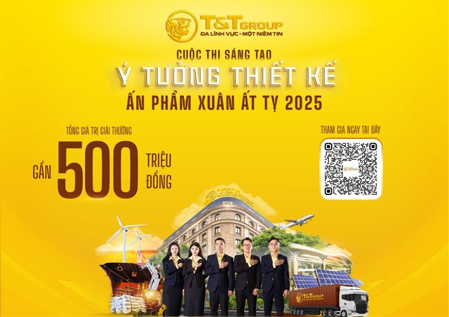 T&amp;T Group ph&#225;t động cuộc thi “S&#225;ng tạo &#221; tưởng thiết kế Ấn phẩm Xu&#226;n Ất Tỵ 2025” - Ảnh 1