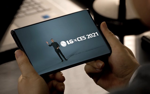 H&igrave;nh ảnh về chiếc LG&nbsp;Rollable m&agrave;n h&igrave;nh cuộn dự định ra mắt cuối năm 2021