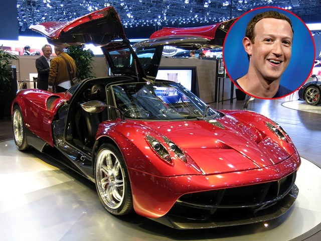 Tuy nhi&ecirc;n, Zuckerberg cũng từng chi đậm để sở hữu một chiếc xe thể thao Pagani Huayra của &Yacute; được b&aacute;n với gi&aacute; khoảng 1,3 triệu USD. Ảnh: Reuters