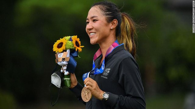 H&igrave;nh ảnh Lydia với huy chương đồng tại Tokyo 2020 Olympic Games