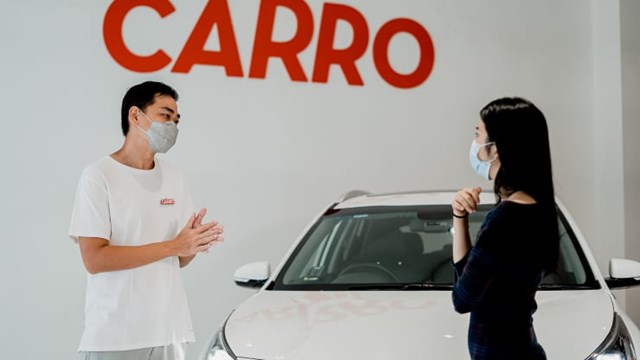 Carro đang hỗ trợ qu&aacute; tr&igrave;nh chuyển đổi sang c&aacute;c phương thức giao th&ocirc;ng xanh, bằng c&aacute;ch cho ph&eacute;p người mua d&ugrave;ng thử c&aacute;c loại xe mới như xe điện.