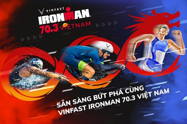 Vinfast l&#224; đối t&#225;c danh hiệu của Vinfast Ironman 70.3 Việt Nam 2023 - Ảnh 1